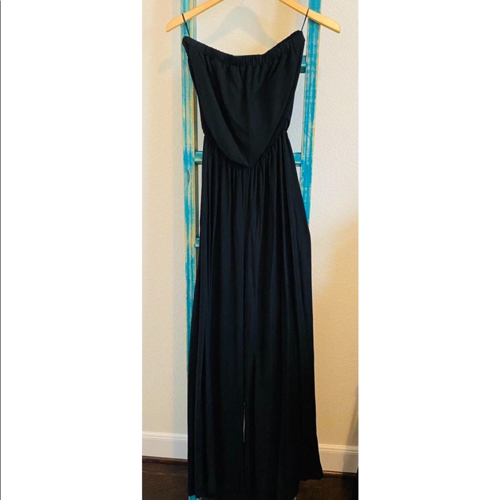 🖤 BB Black strapless Jumpsuit - Picture 2 of 6